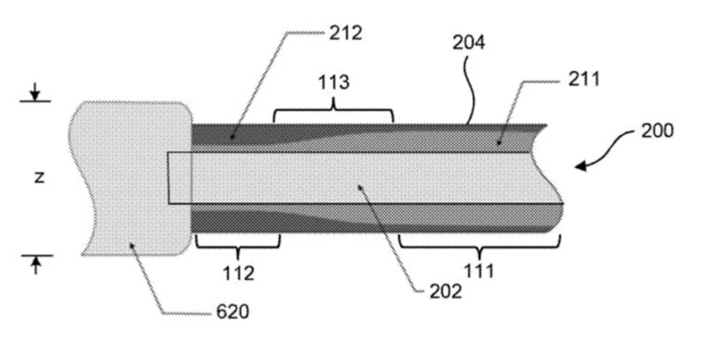 Imagen de la patente de Apple para un cargador de móvil más resistente